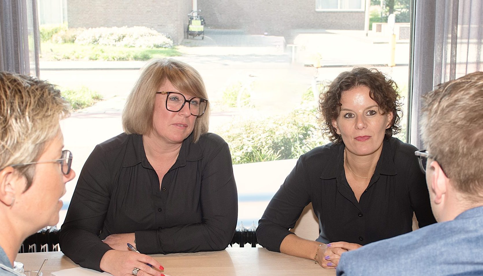 In gesprek met clienten